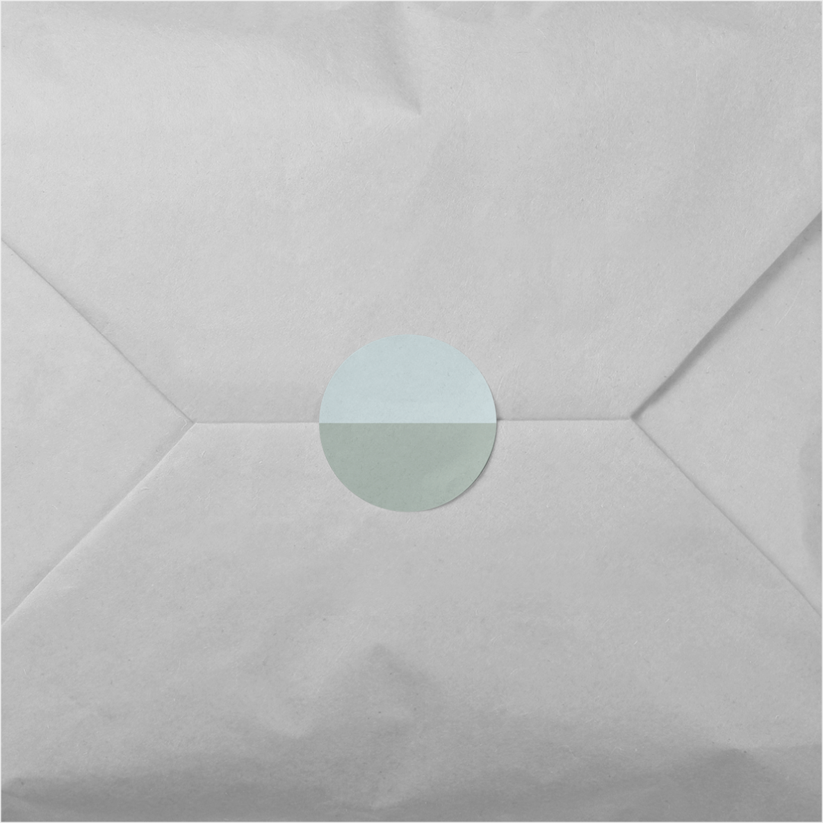 Soft Color Block Round Sticker