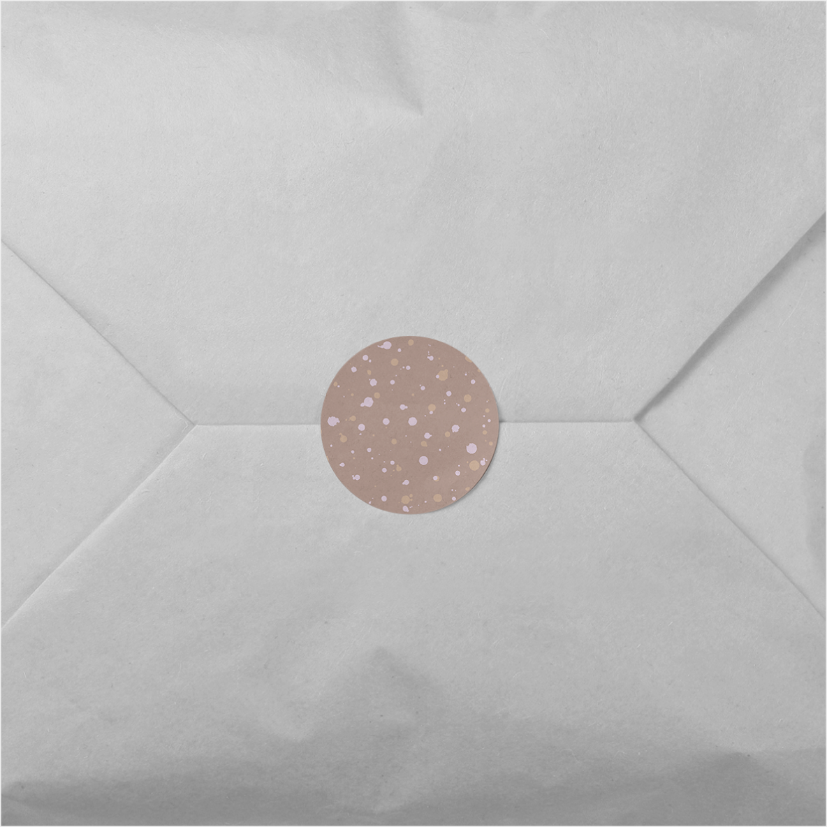 Ink Splot Round Sticker