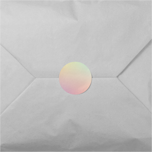 Soft Gradient Round Sticker