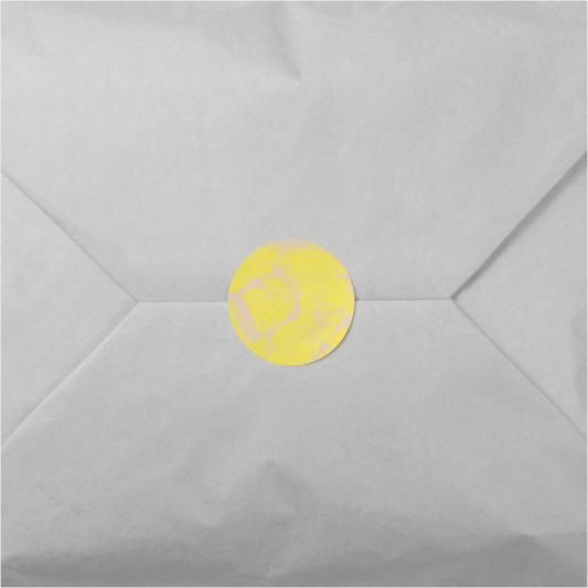 Halftone Water Round Sticker III