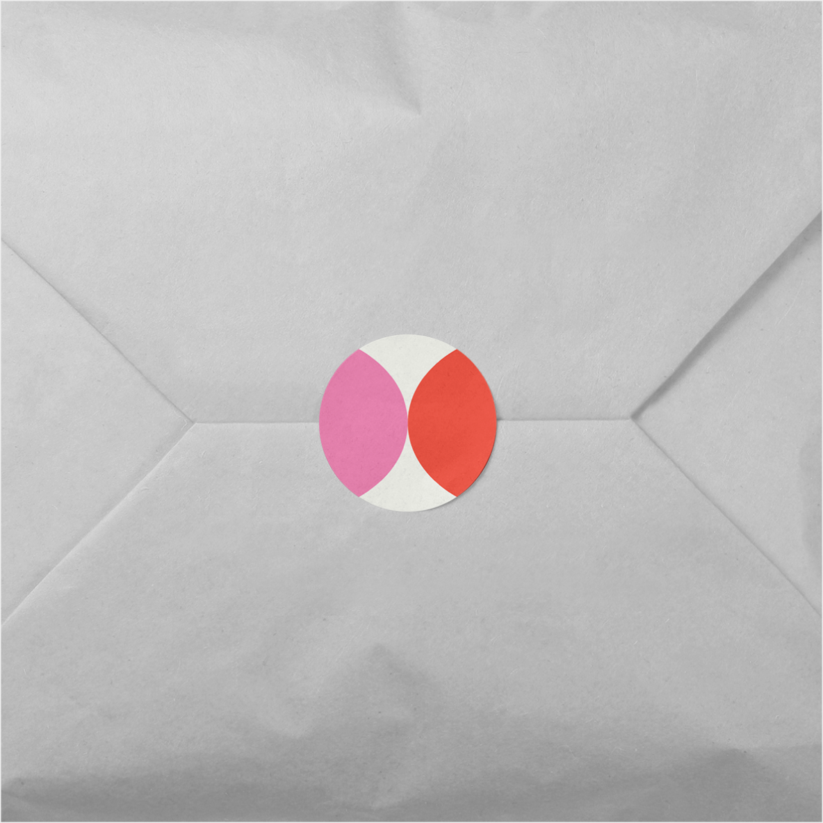 Color Geo Round Sticker