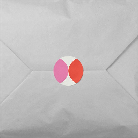 Color Geo Round Sticker