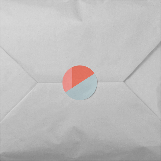 Color Triad Round Sticker