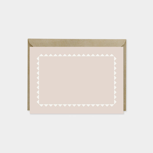 Sawtooth Border Note Cards VI
