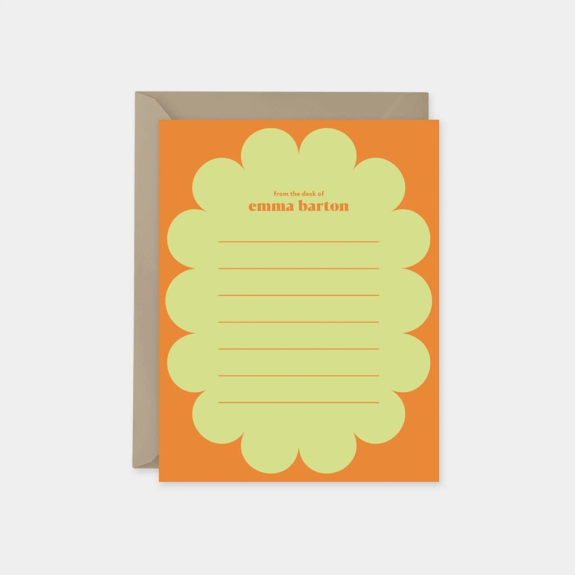Scallop Border Note Cards V