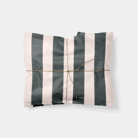 Scallop Stripe Gift Wrap IX