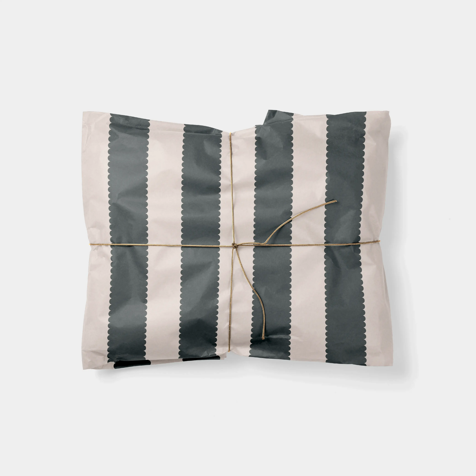 Scallop Stripe Gift Wrap VII