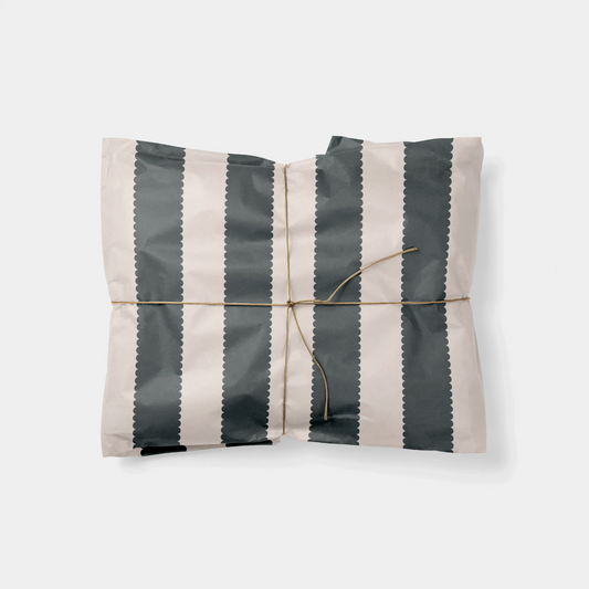 Scallop Stripe Gift Wrap VII