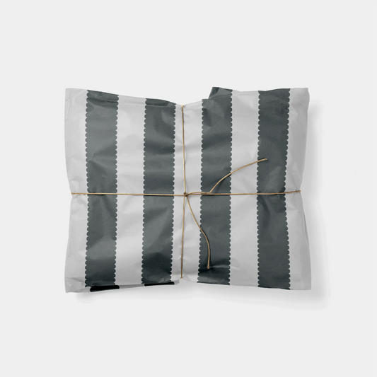 Scallop Stripe Gift Wrap XI