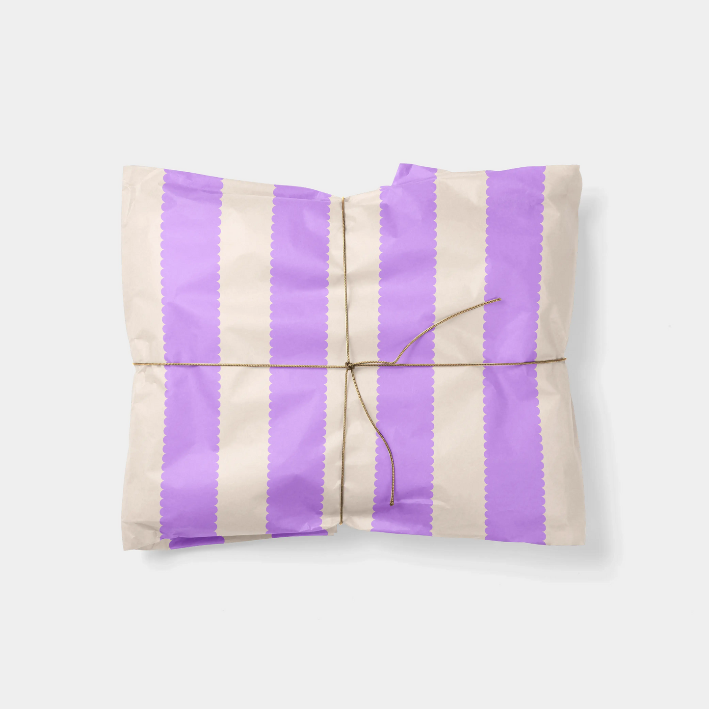 Scallop Stripe Gift Wrap XIV