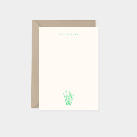 Sea Kale Botanical Recipe Cards II