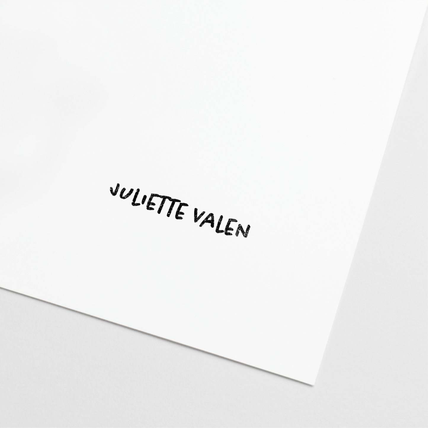 Handtekeningstempel nr. 4, aangepaste stempel,