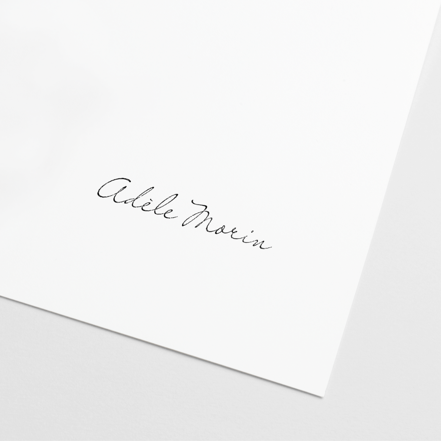 Handtekeningstempel nr. 4, aangepaste stempel,