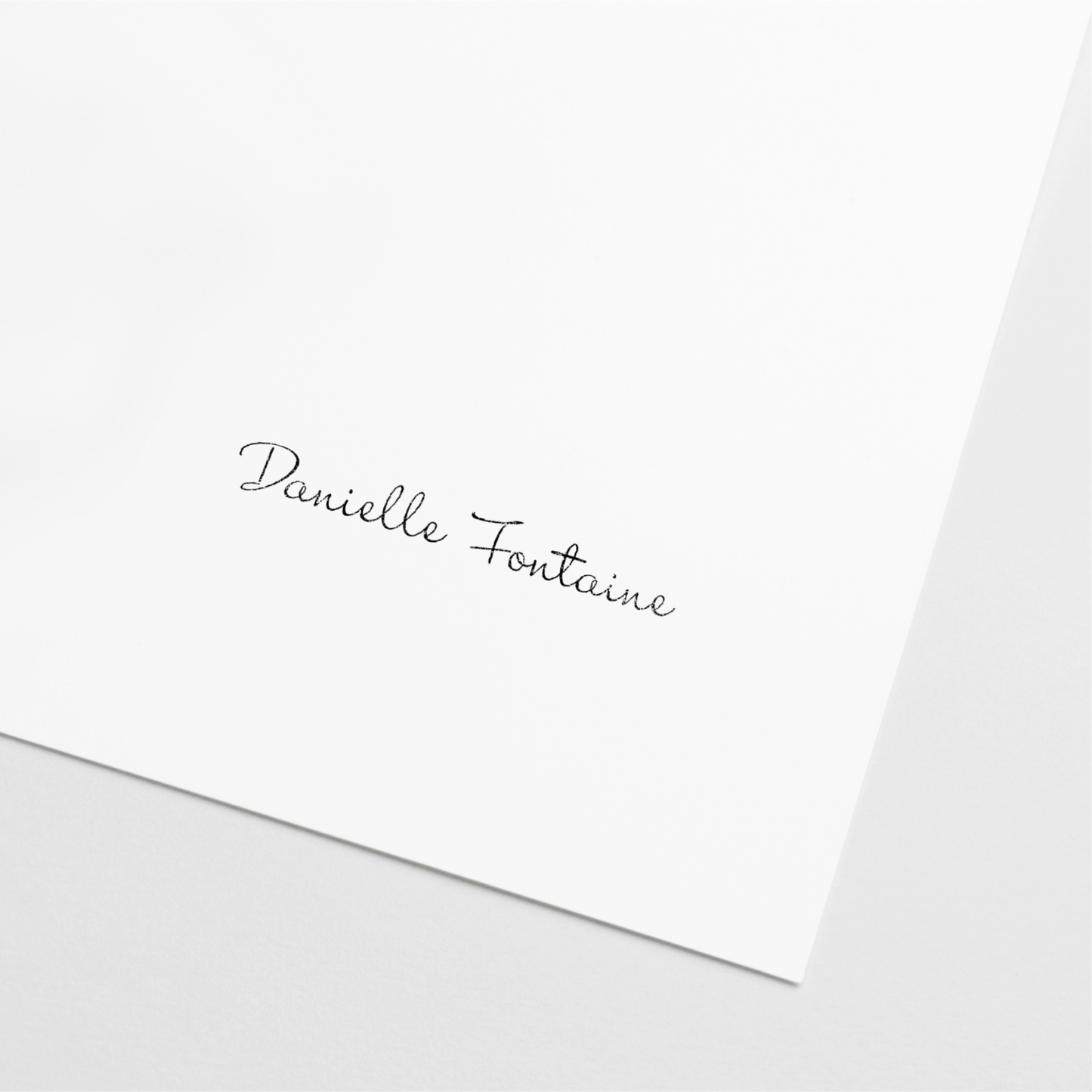 Handtekeningstempel nr. 4, aangepaste stempel,