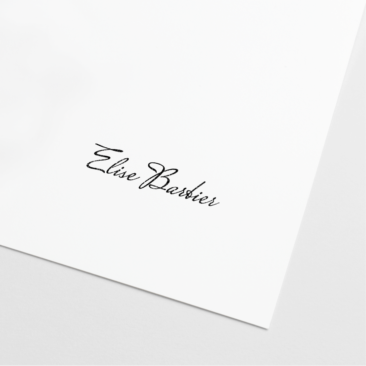 Handtekeningstempel nr. 4, aangepaste stempel,