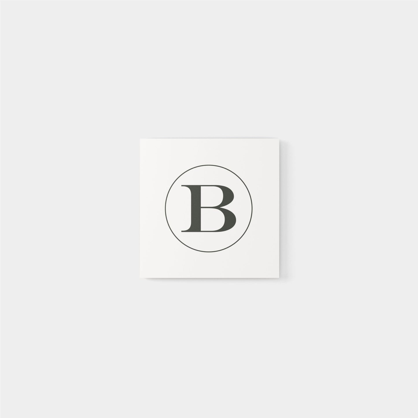 Single Letter Monogram ID Kit IV