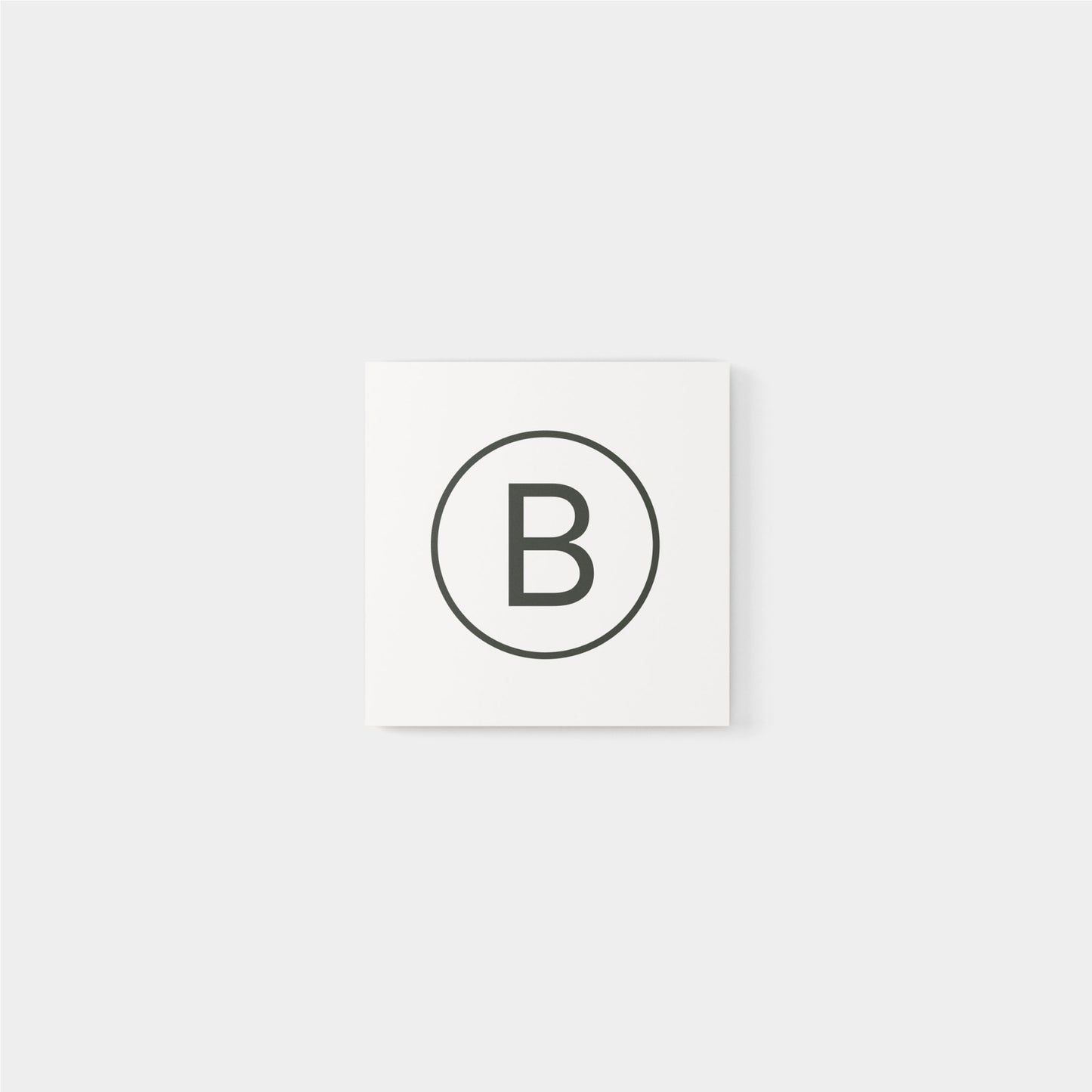 Single Letter Monogram ID Kit VI