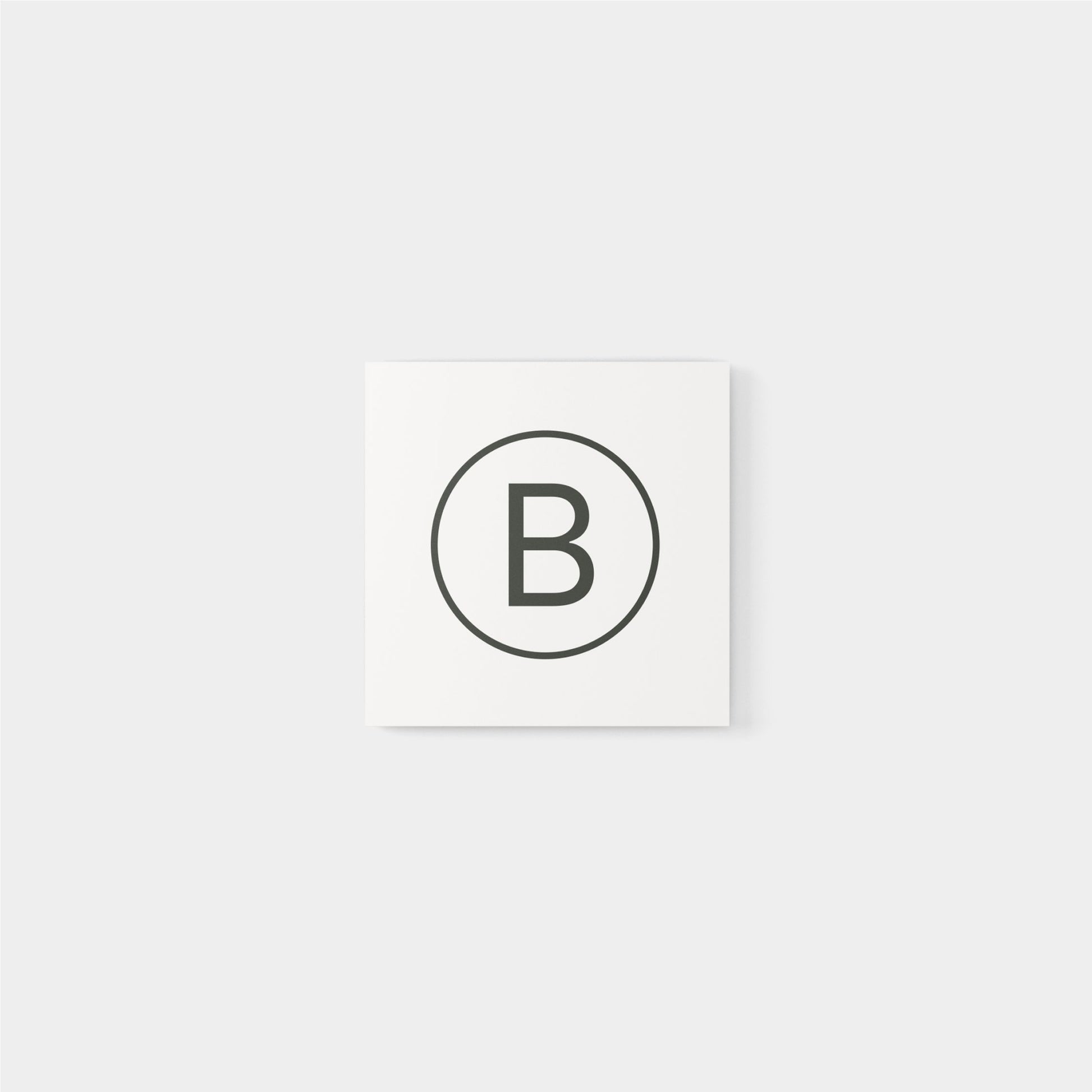 Single Letter Monogram ID Kit VI