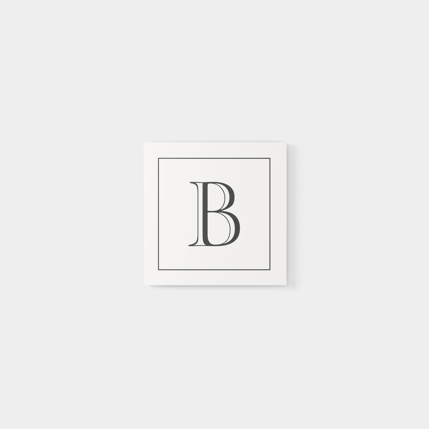 Single Letter Monogram ID Kit VIII
