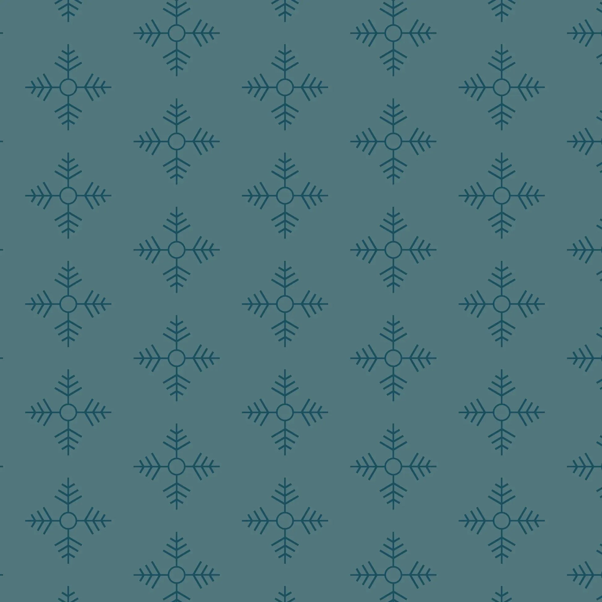 Snowflake Holiday Gift Wrap