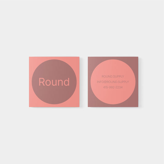 Square Geo Business Card VI