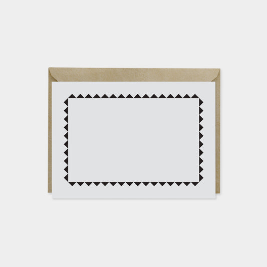 Sawtooth Border Note Cards