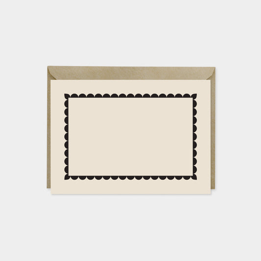 Little Scallop Border Note Cards III