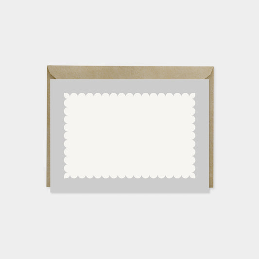 Little Scallop Border Note Cards XI
