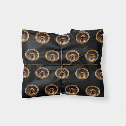 Pet Portrait Gift Wrap IV