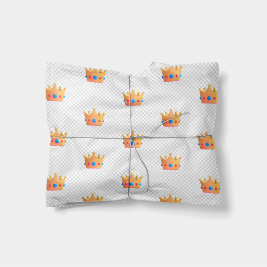 Crown Emoji Gift Wrap