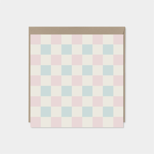 Checkerboard Square Card IV
