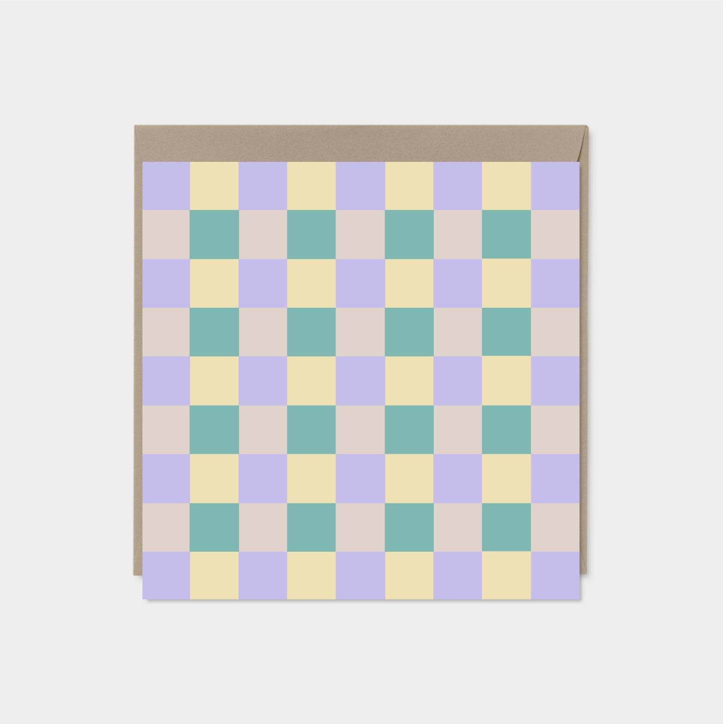 Checkerboard Square Card V