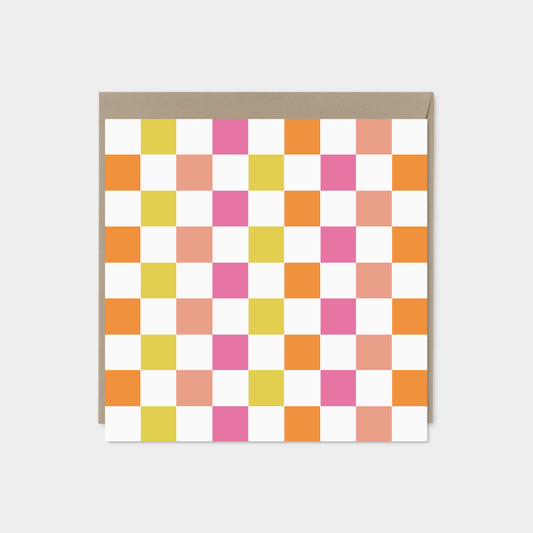 Checkerboard Square Card VI