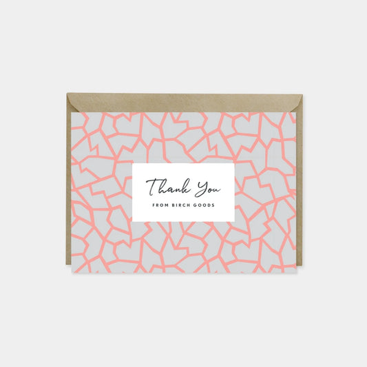 Tectonic Custom Thank You Card II