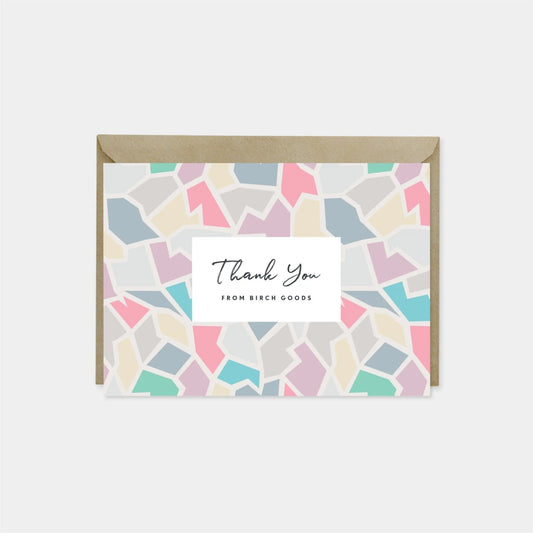 Tectonic Custom Thank You Card III