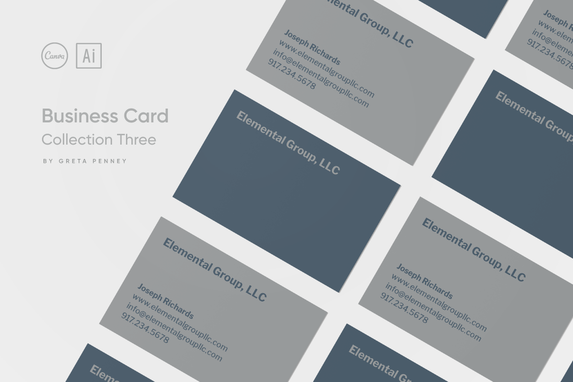 Canva + AI Business Card Collection III