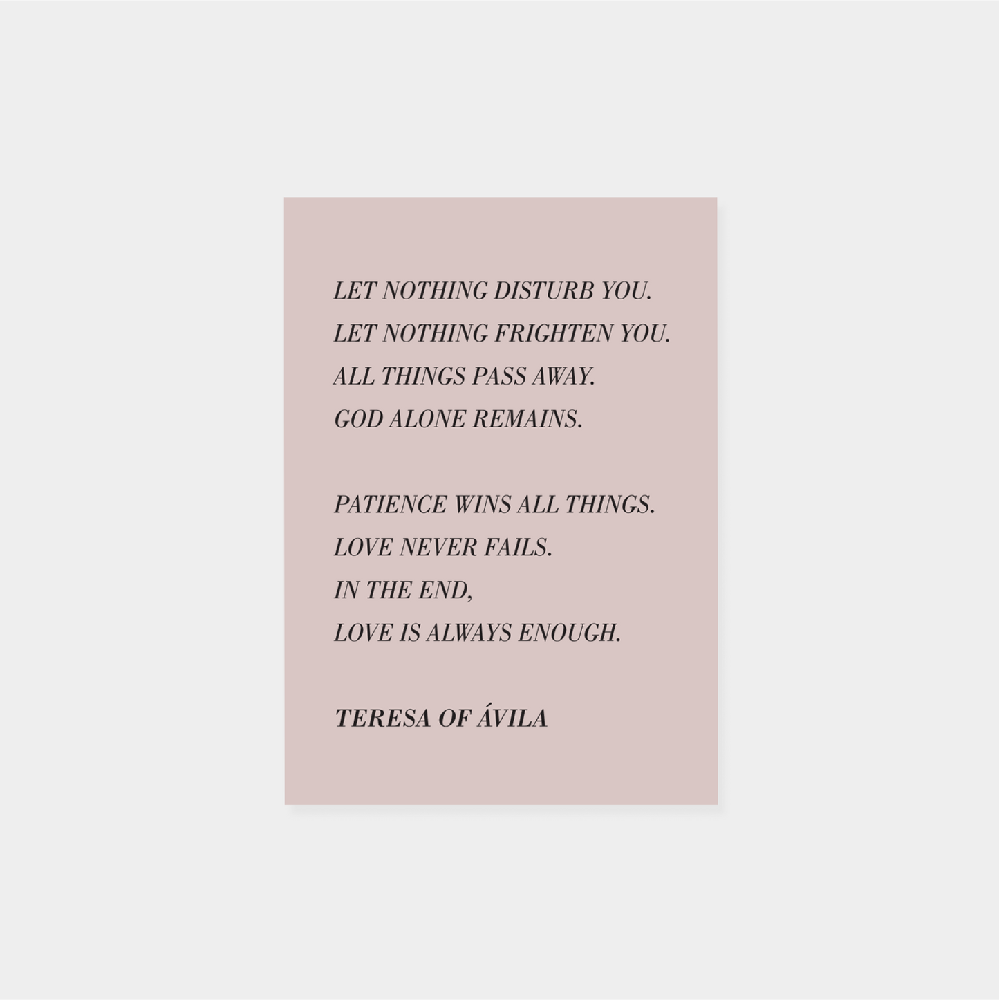 Teresa of Ávila Card