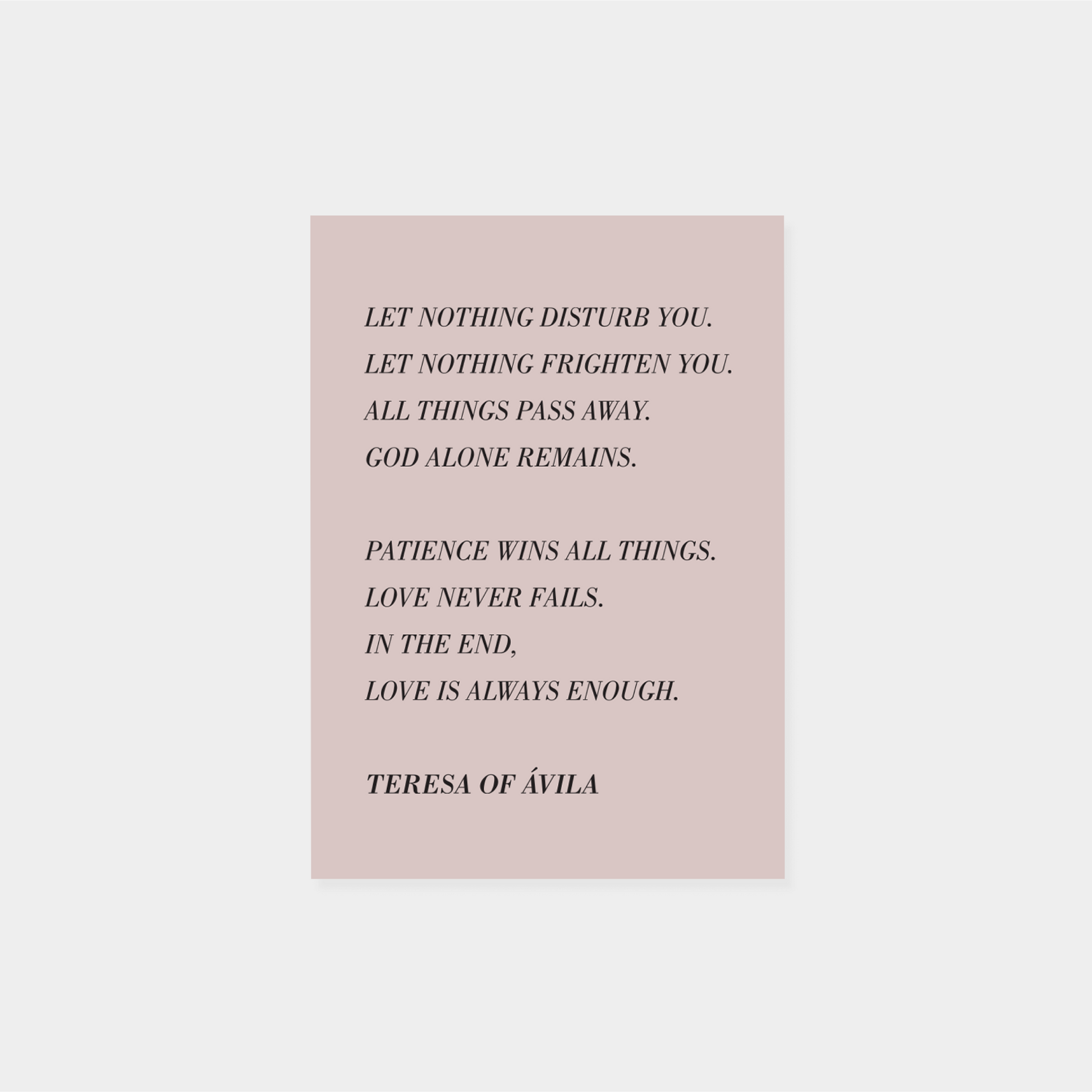 Teresa of Ávila Card