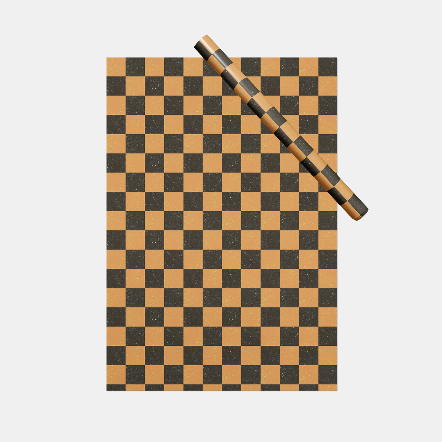 Speckled Checkerboard Gift Wrap XI