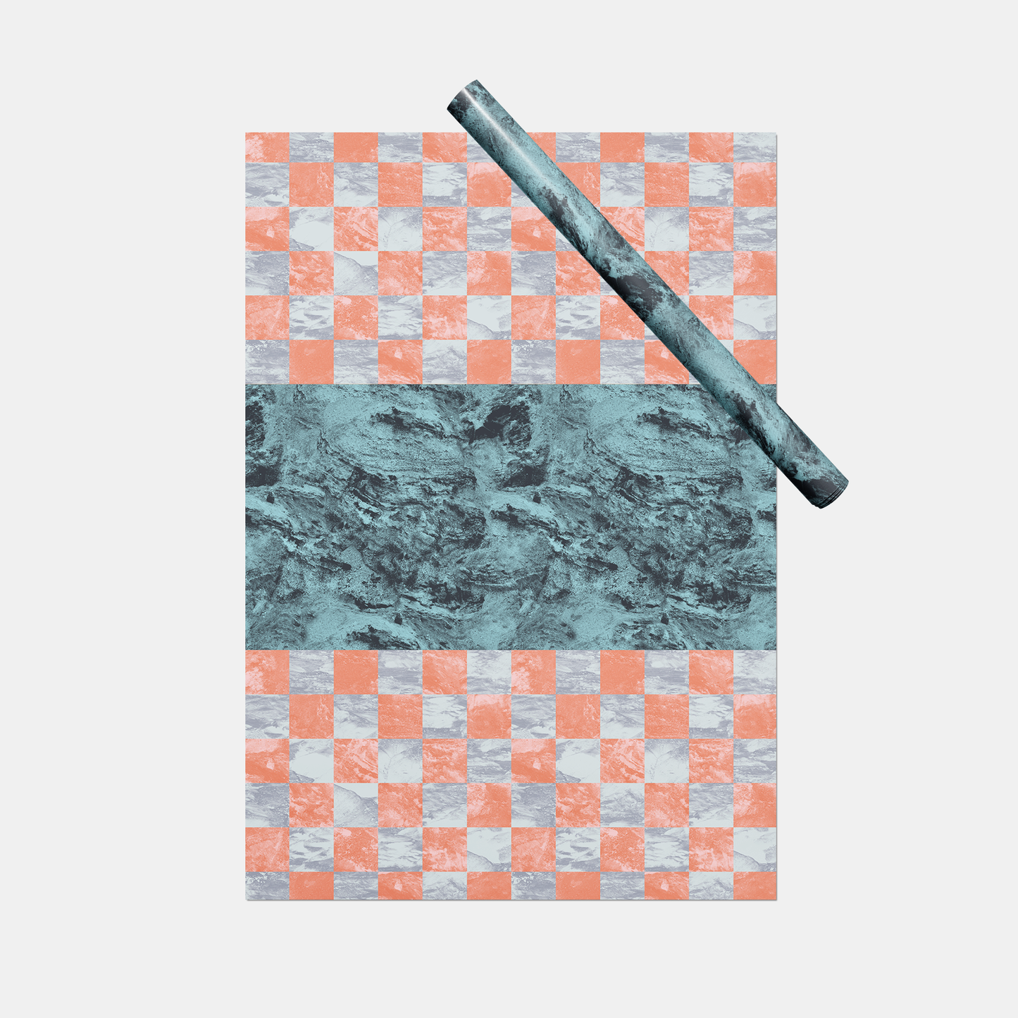 Terrain Checkerboard Gift Wrap IV