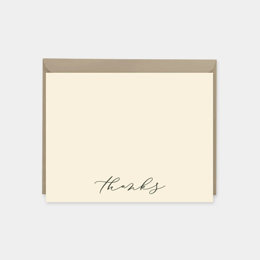 Thanks Wedding Note Cards II