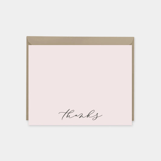 Thanks Wedding Note Cards III