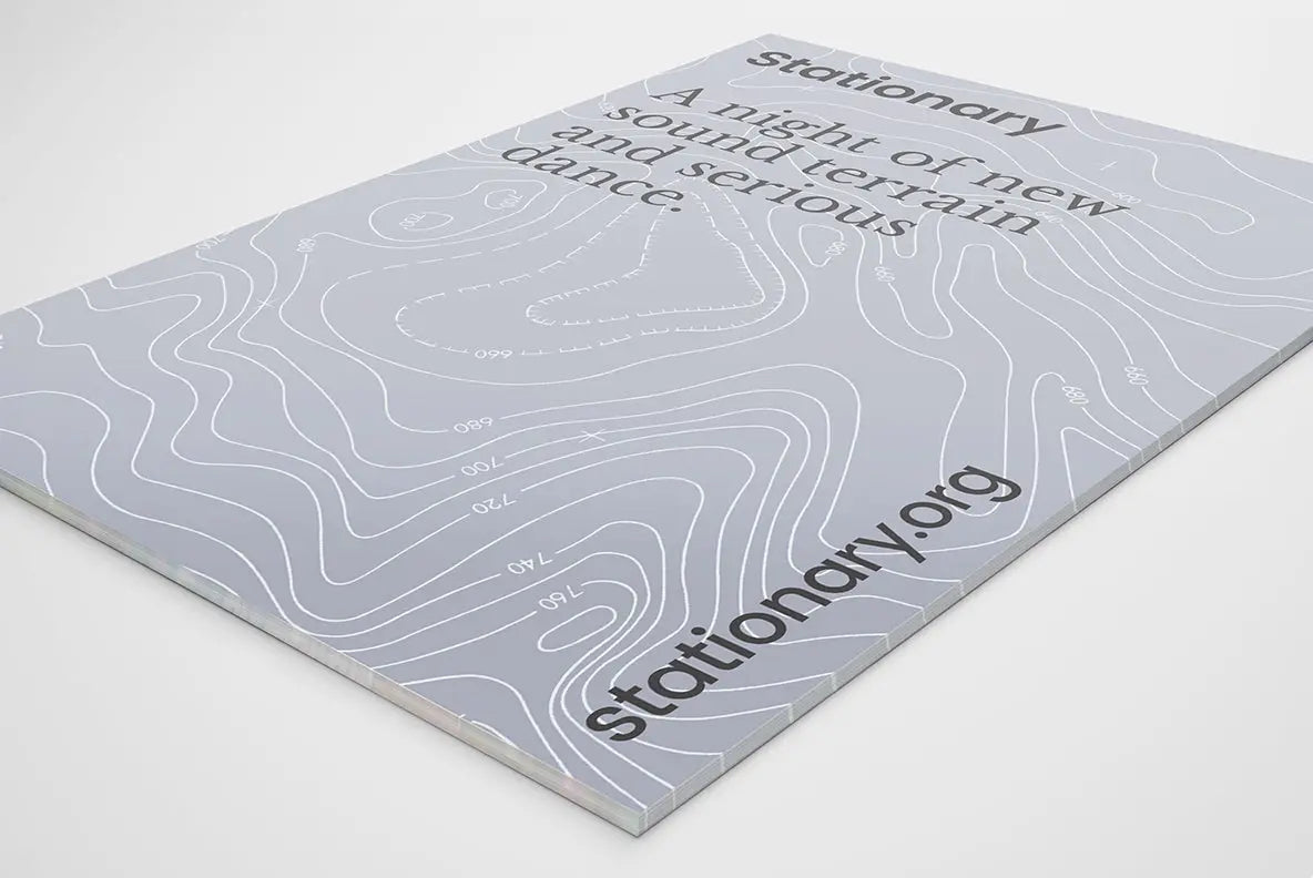 Topographic Map Flyer