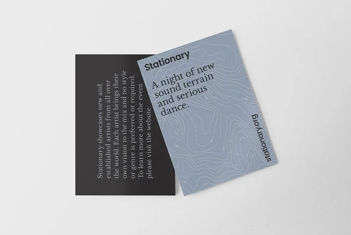 Topographic Map Flyer