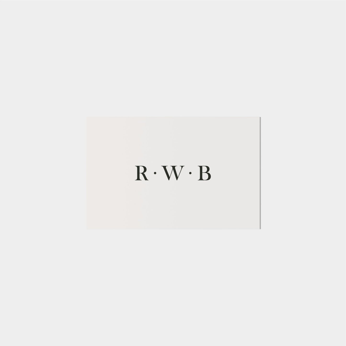 Triple Letter Monogram ID Kit VI