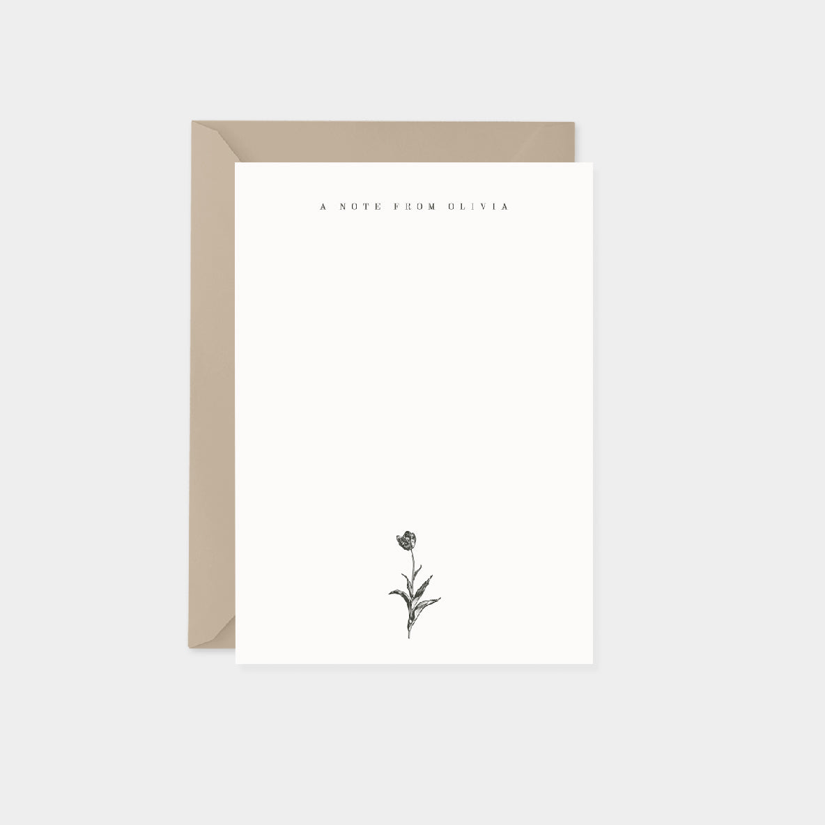 Tulip Botanical Note Cards