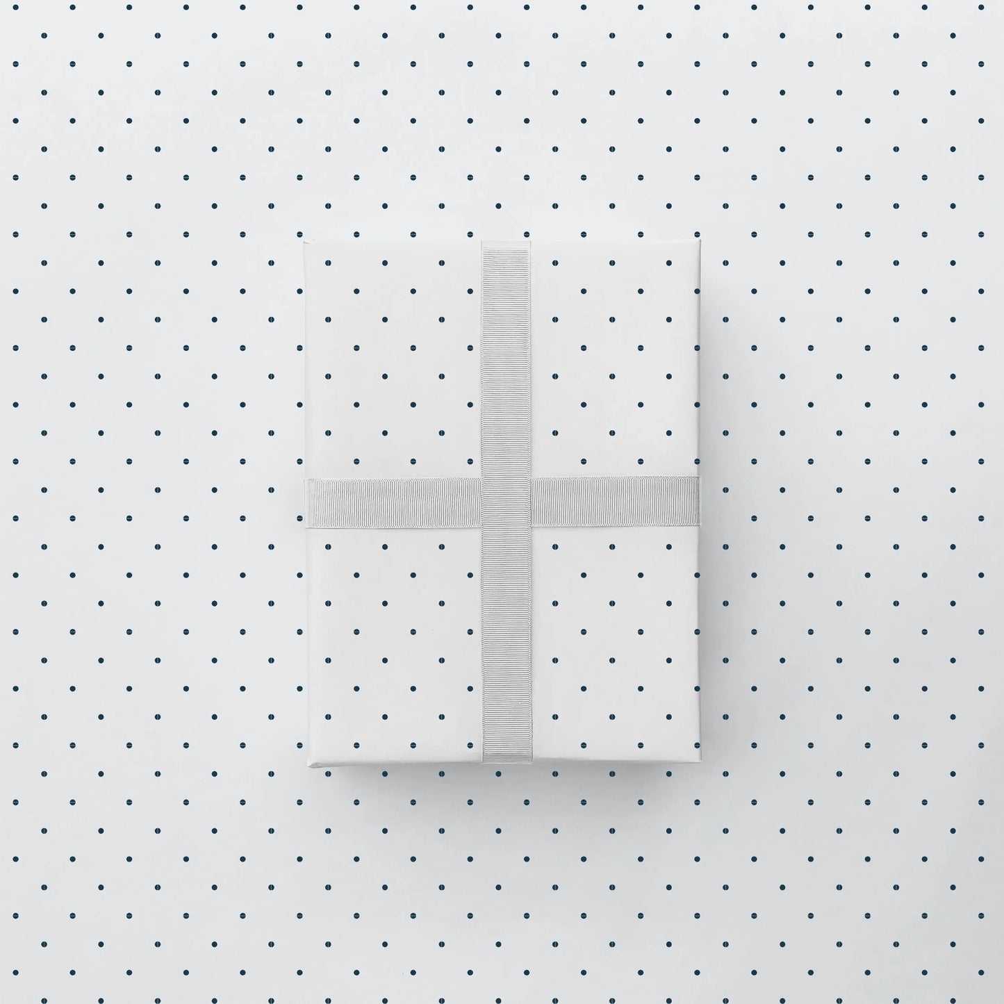 Vintage Blue Dot Gift Wrap