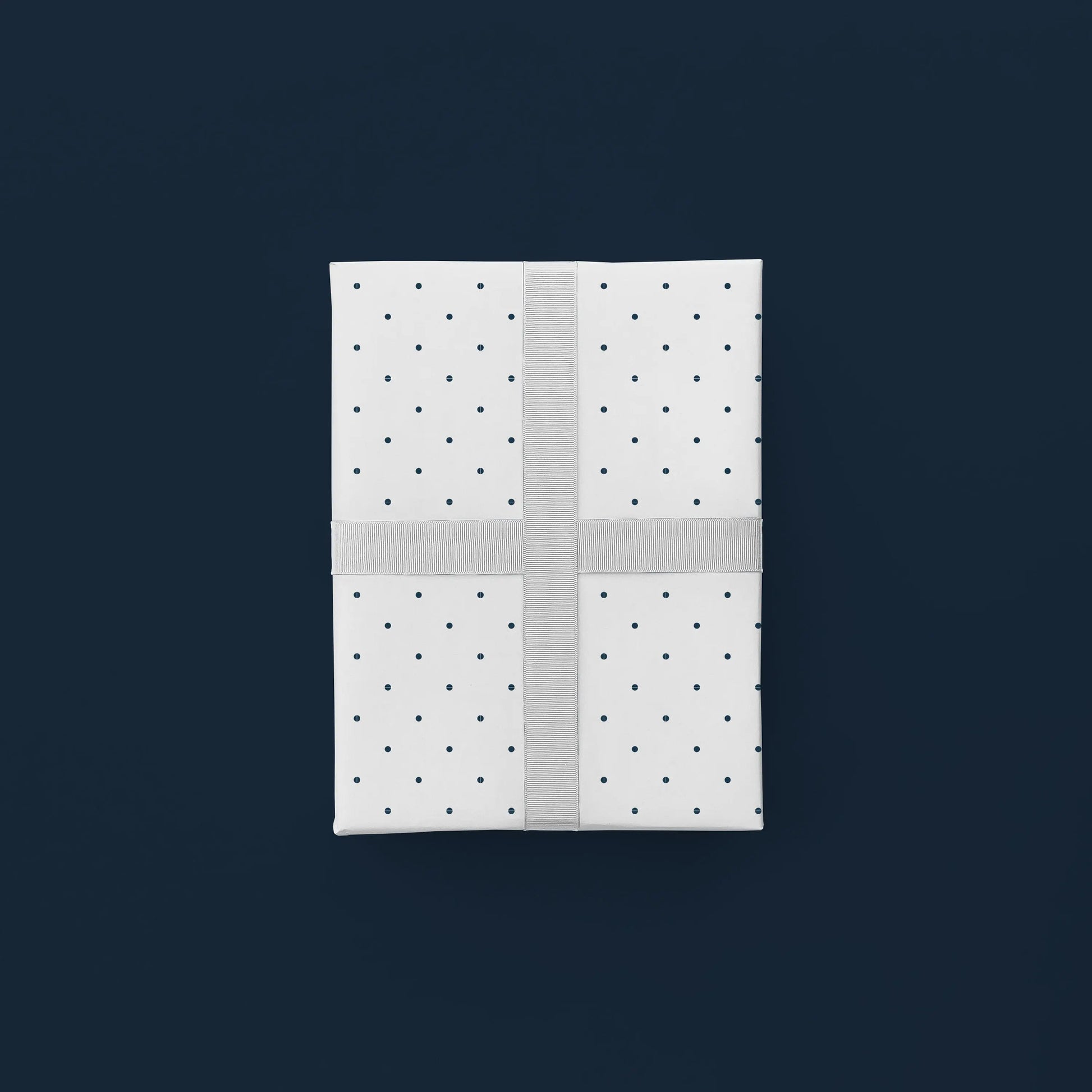 Vintage Blue Dot Gift Wrap