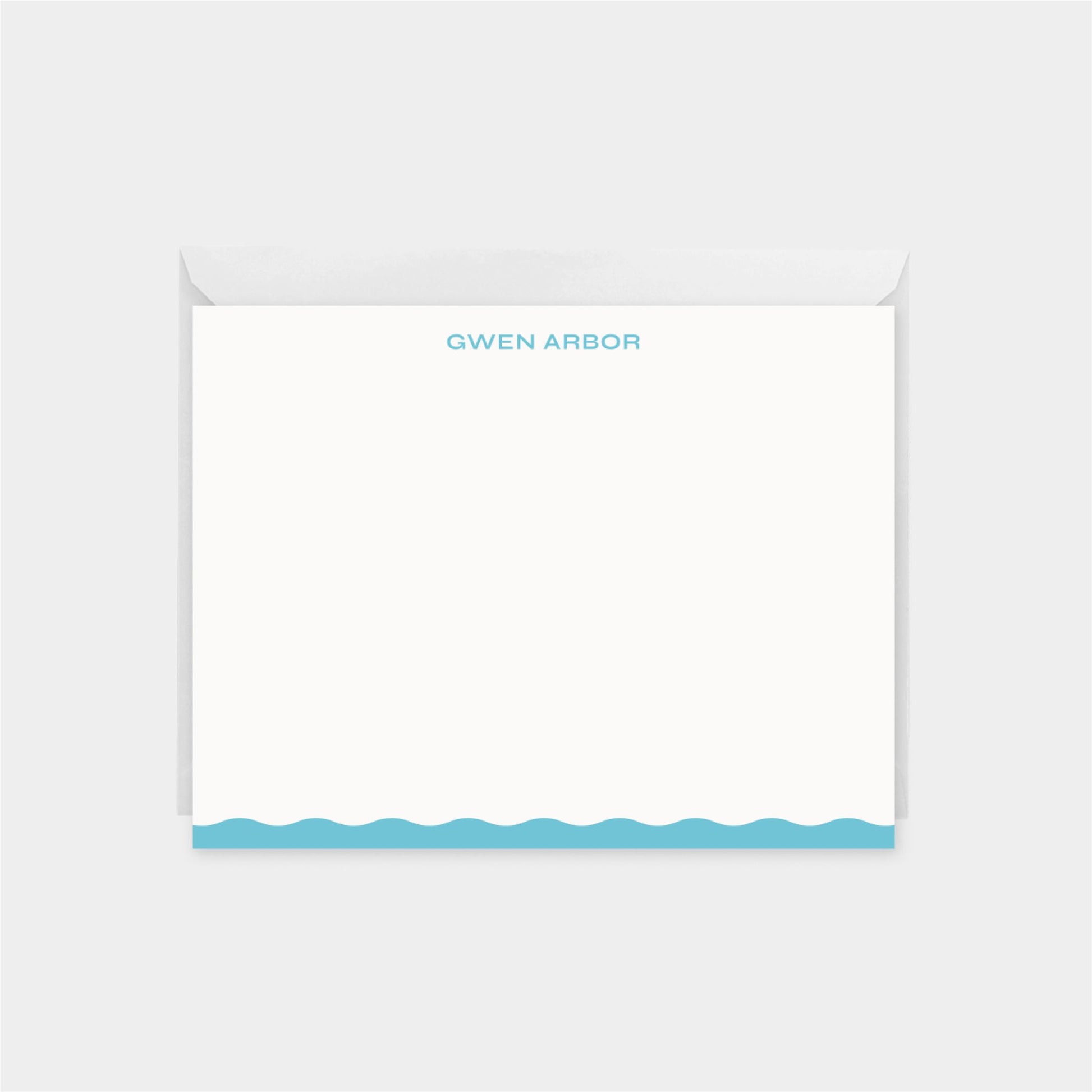 Wavy Edge Note Cards XI