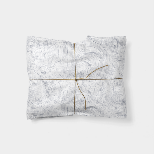 White Burl Wood Gift Wrap